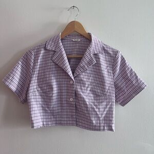 Gingham Brandy Meville Top